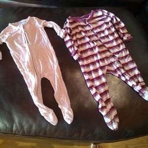 Kickee pants onsie and boody baby bamboo onsie